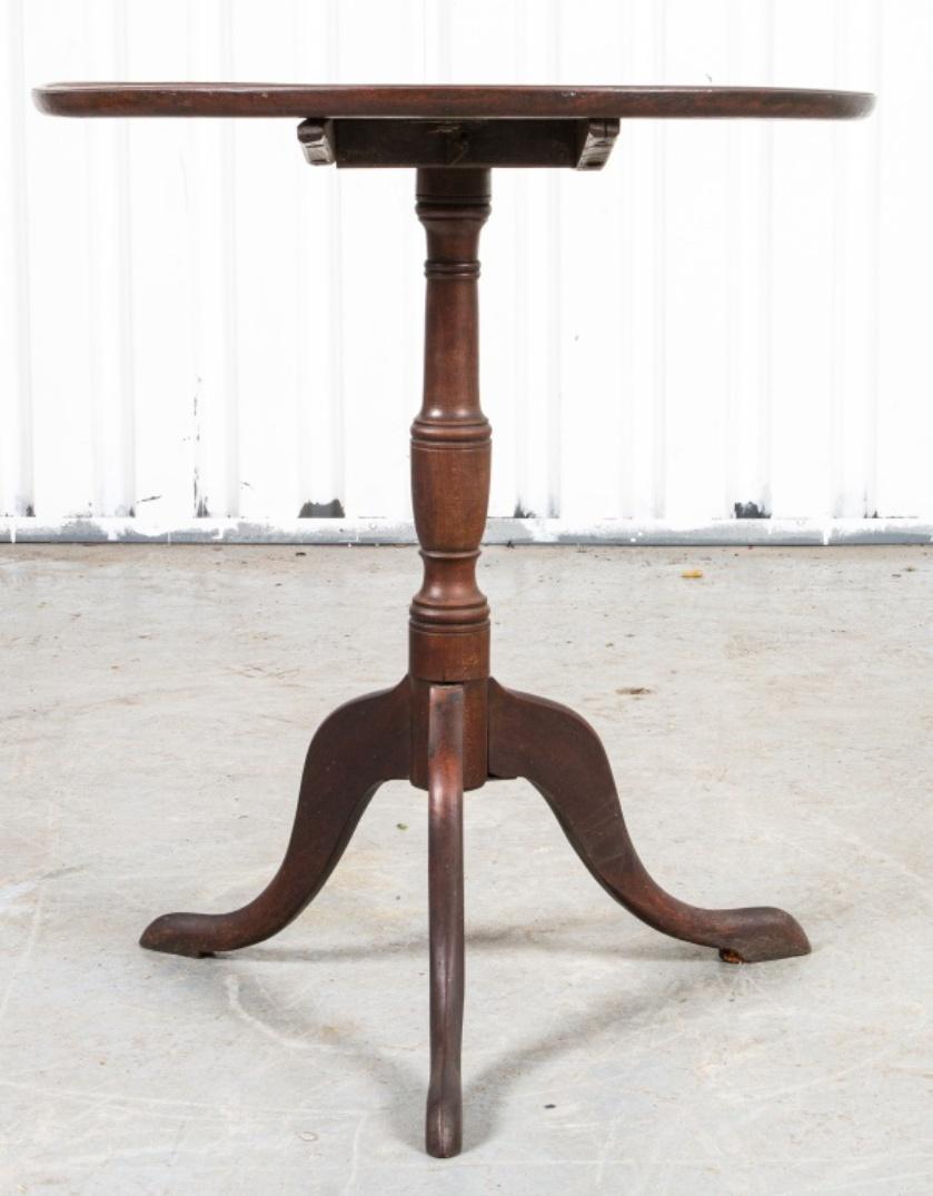 20th Century Georgian Style Mahogany Tilt Top Table