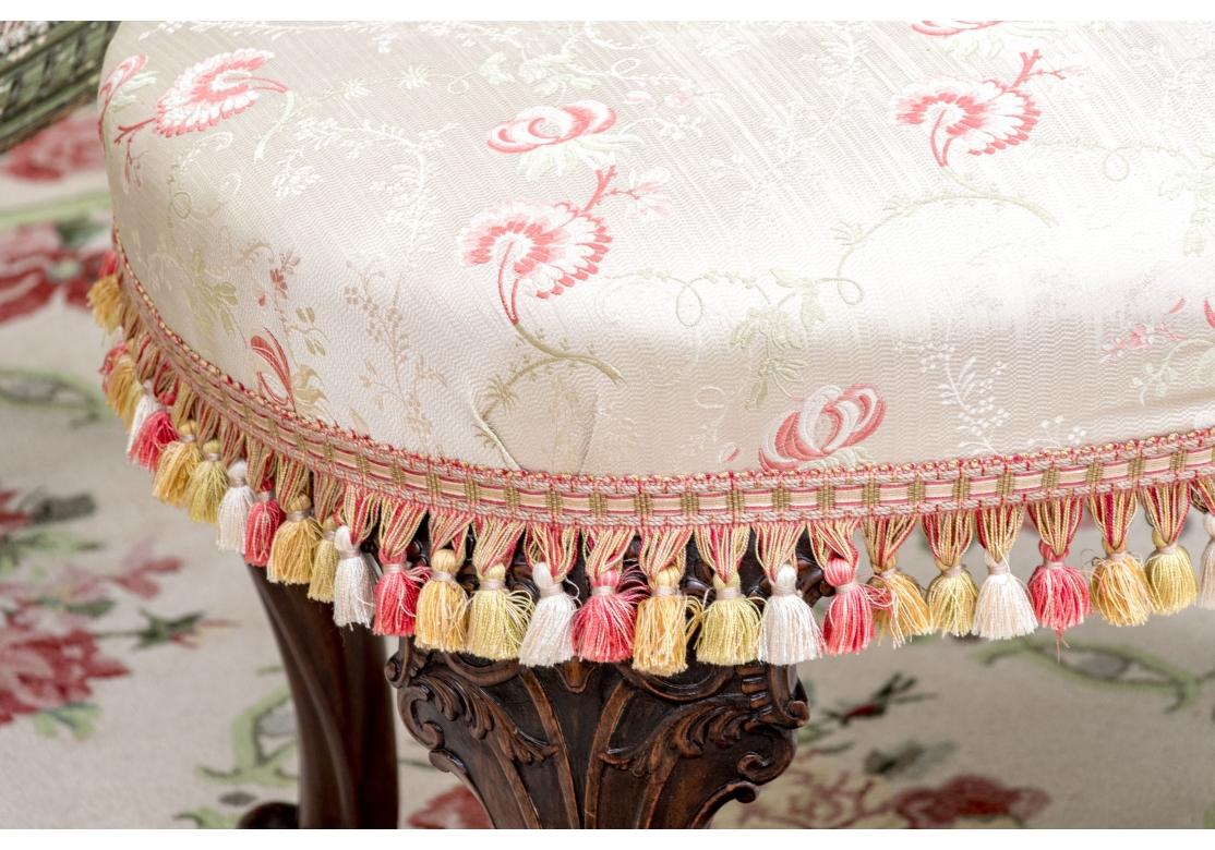 Other Georgian Style Mahogany Upholstered Bench For Sale