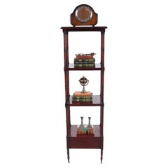 Georgian Style Mahogany Whatnot Bookcase