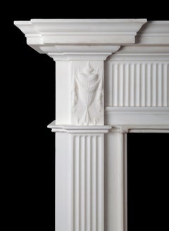 Georgian Style Marble Fireplace by Ryan & Smith