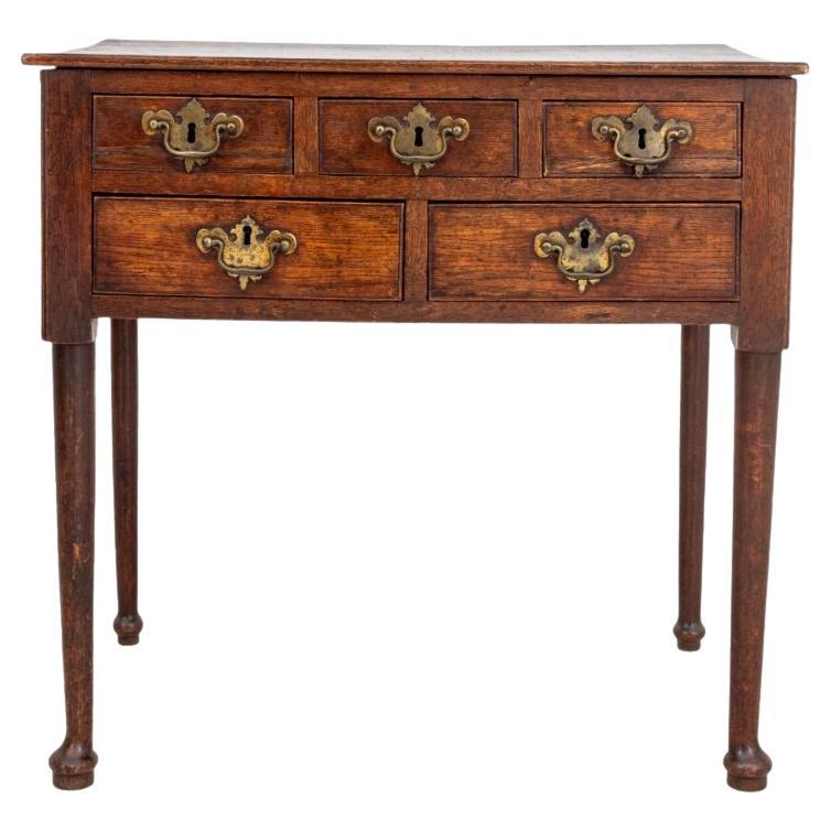Georgian Style Oak Lowboy