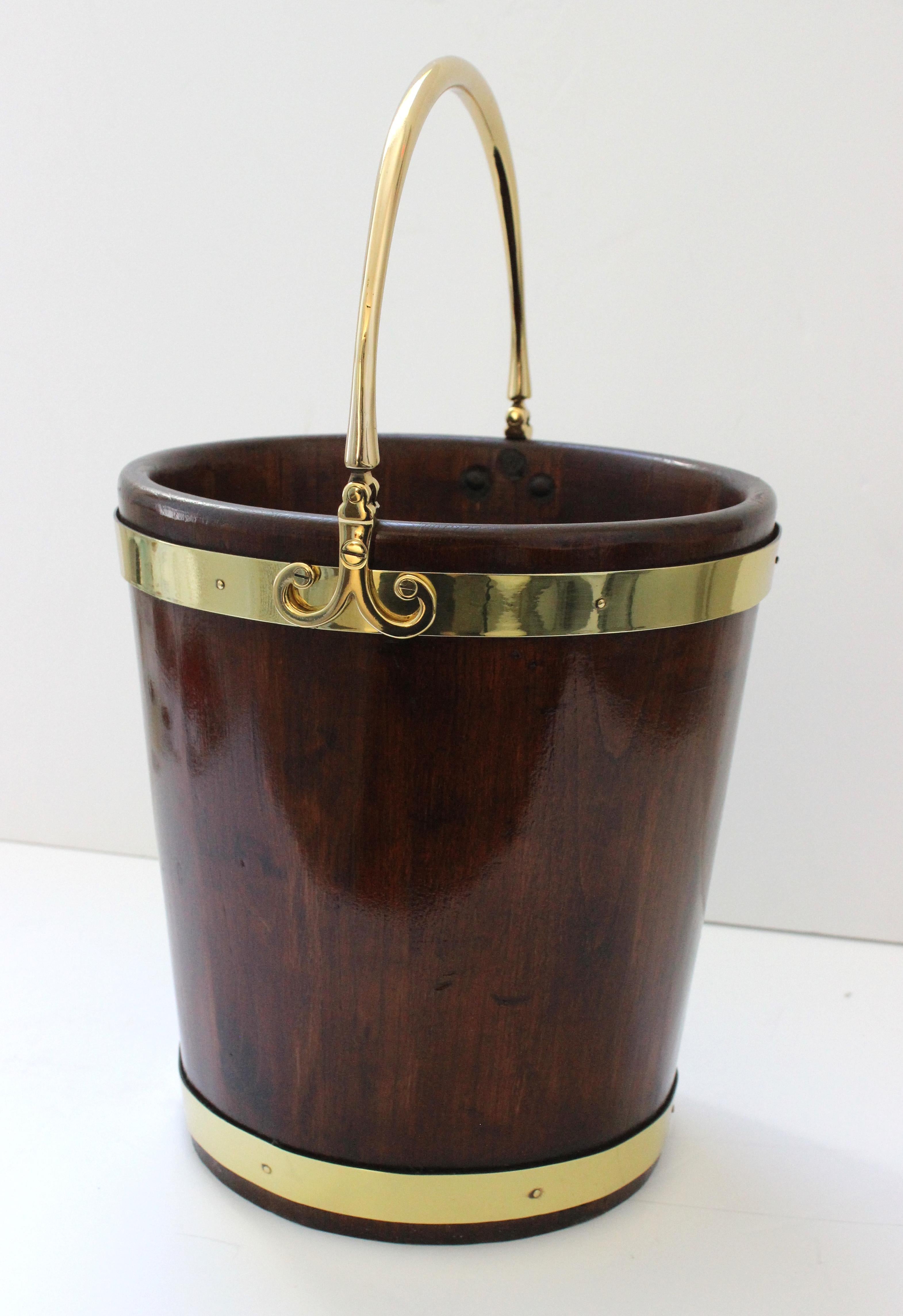 Lacquered Georgian Style Peat Bucket by Valenti