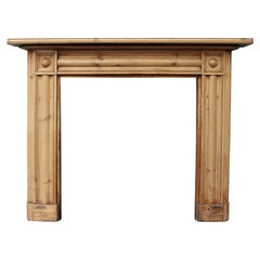 Georgian Style Reclaimed Bulls-Eye Mantel