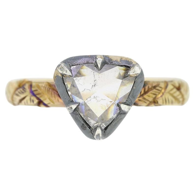 Georgian Style Rose Cut Diamond Ring For Sale