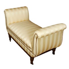 Georgian Style Upholstered Window Bench