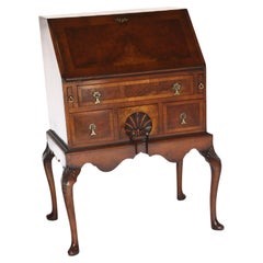 Georgian Style Walnut & carved Bureau