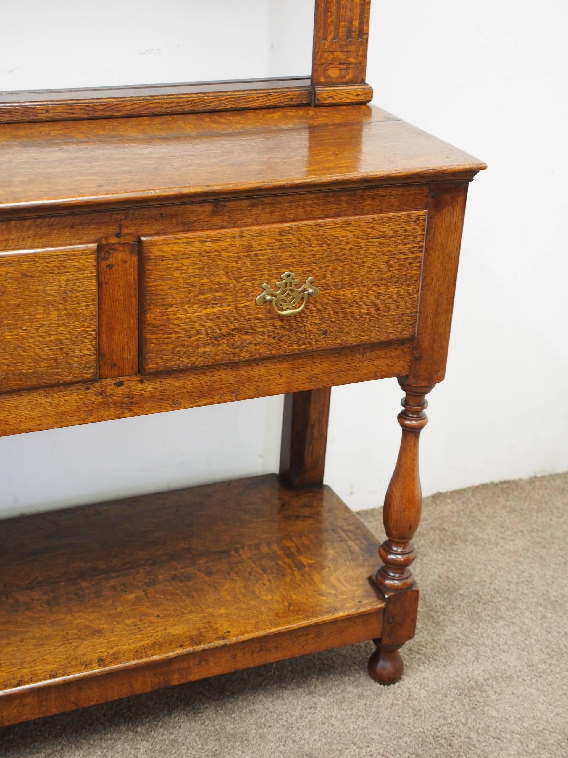 Early 20th Century Georgian Style Welsh Oak Dresser