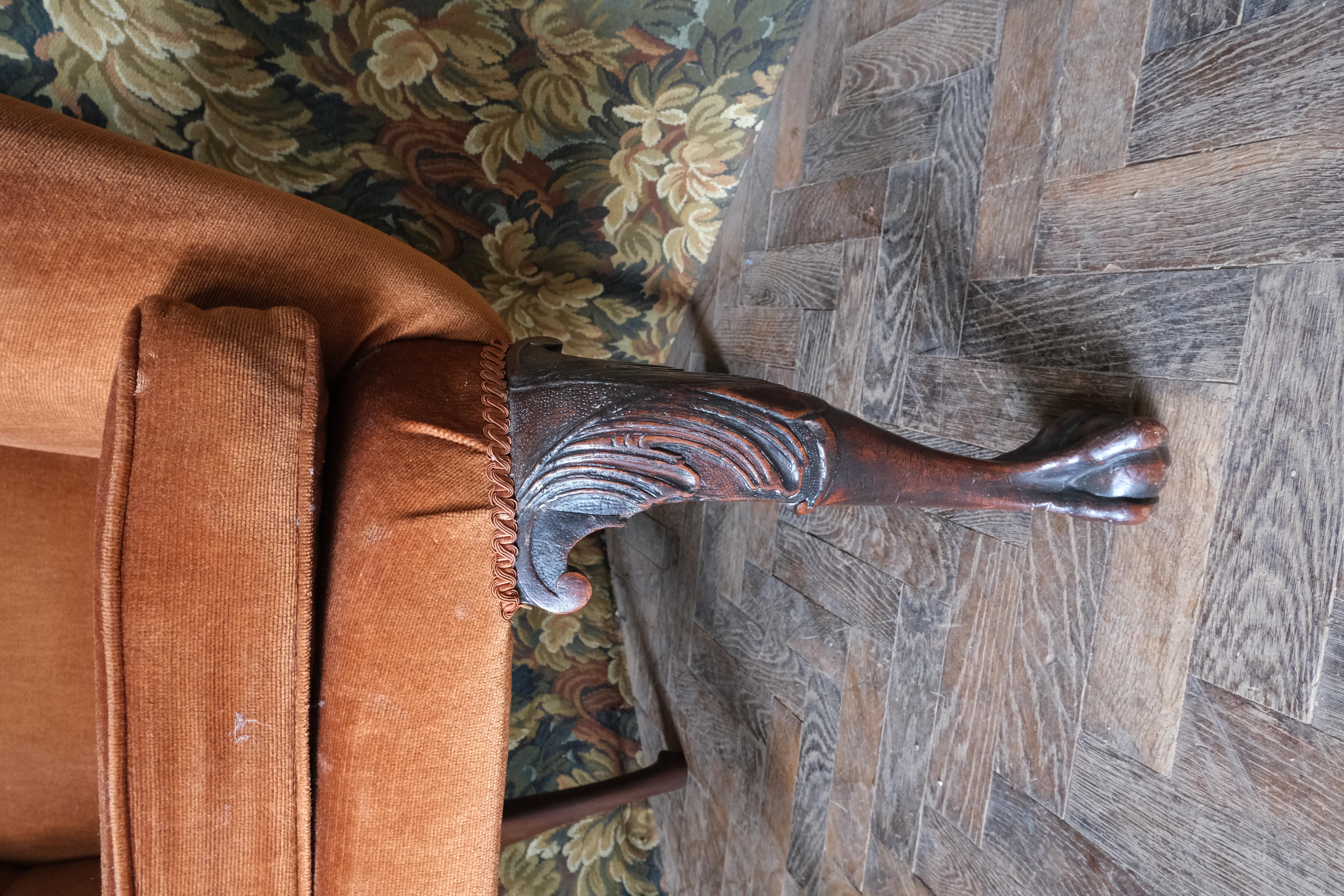 19th Century Georgian style wing chair