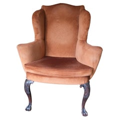 Georgian style wing chair