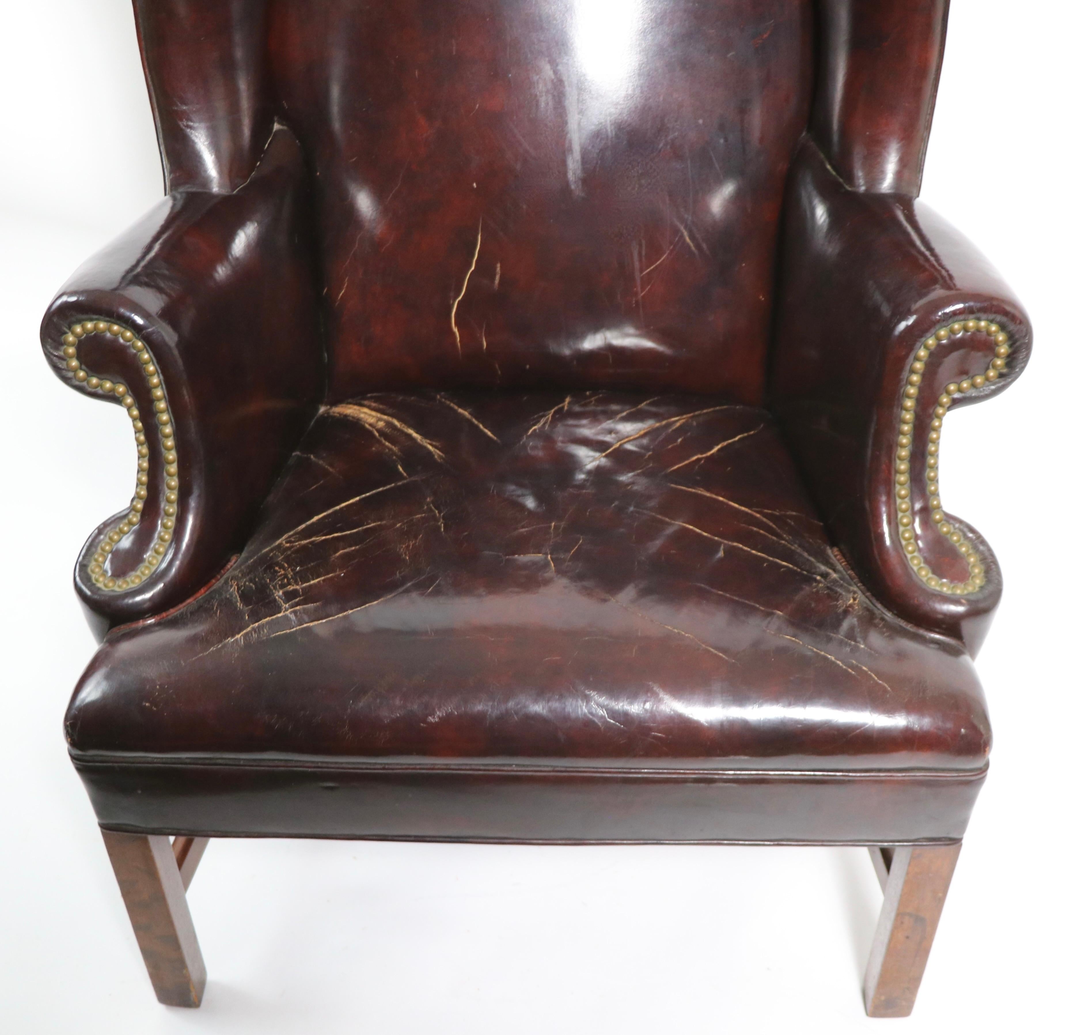 georgian wingback chair