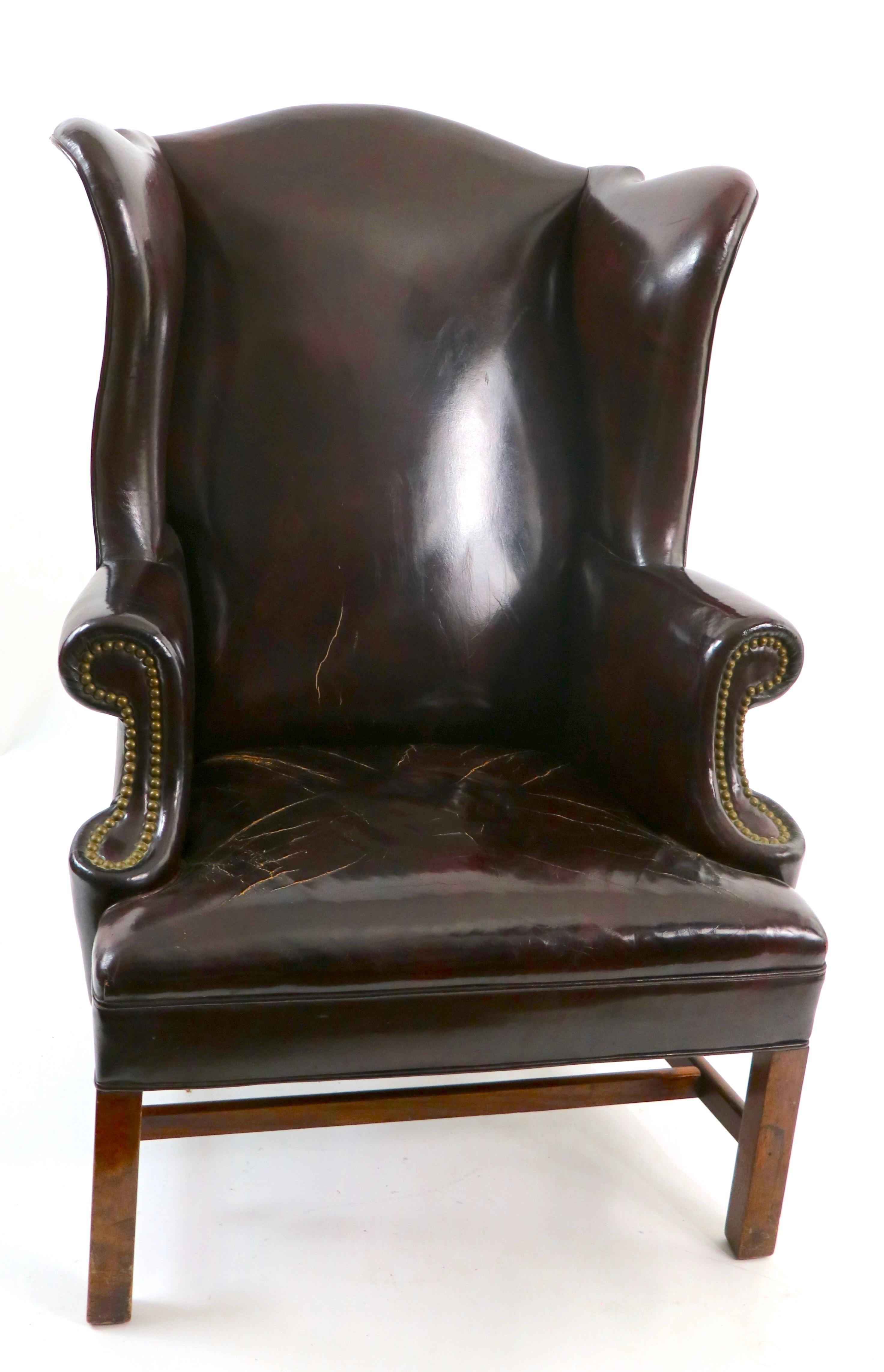 georgian wing chair