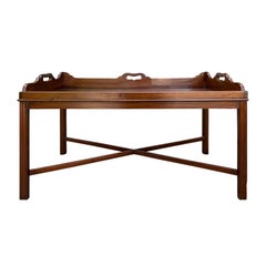 Georgian Style Wood Tray Coffee Table, circa 1830-1840s