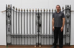 Georgian Style Wrought Iron Driveway Gates 291 cm (9’5”)