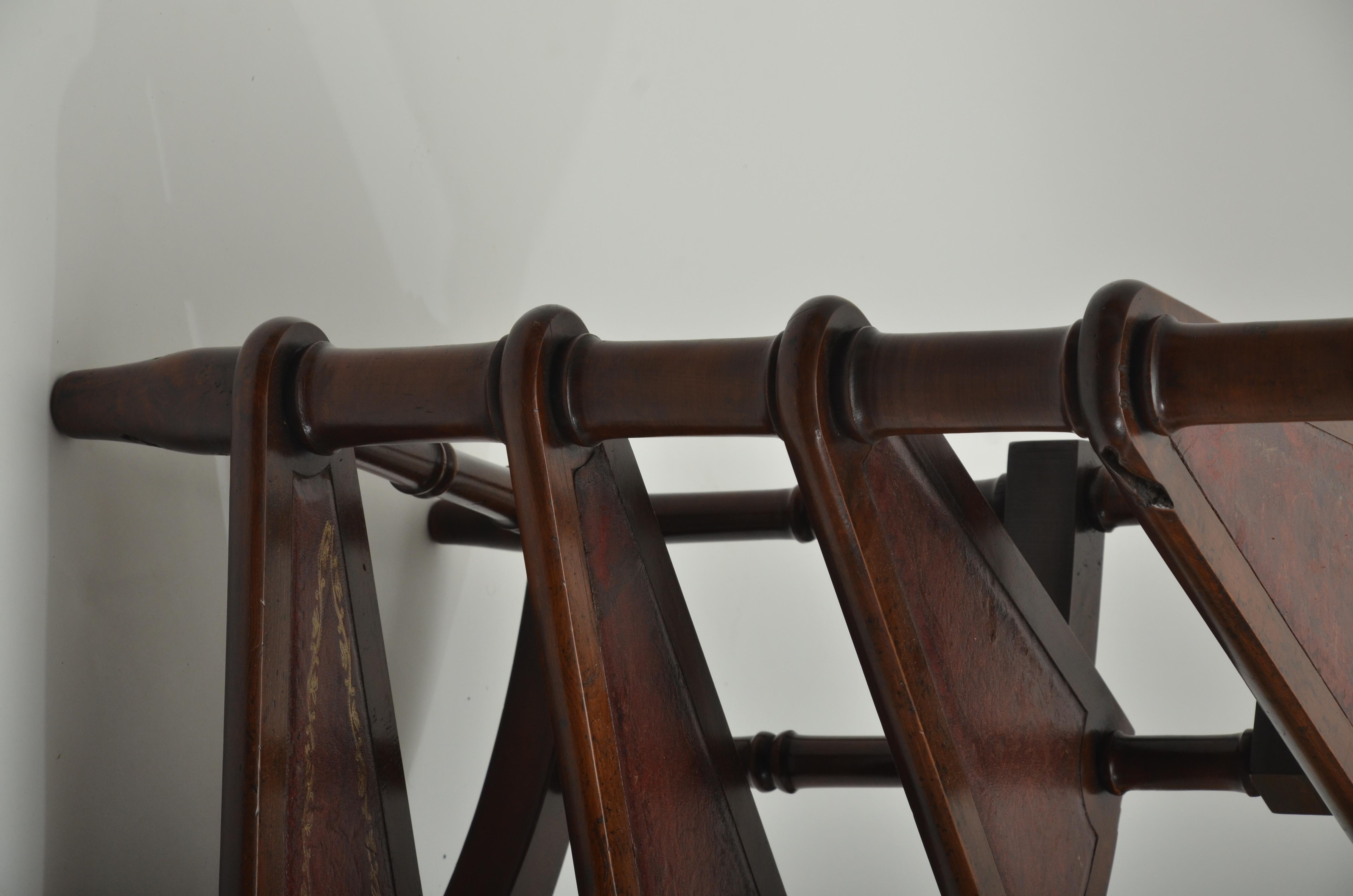 wooden library steps
