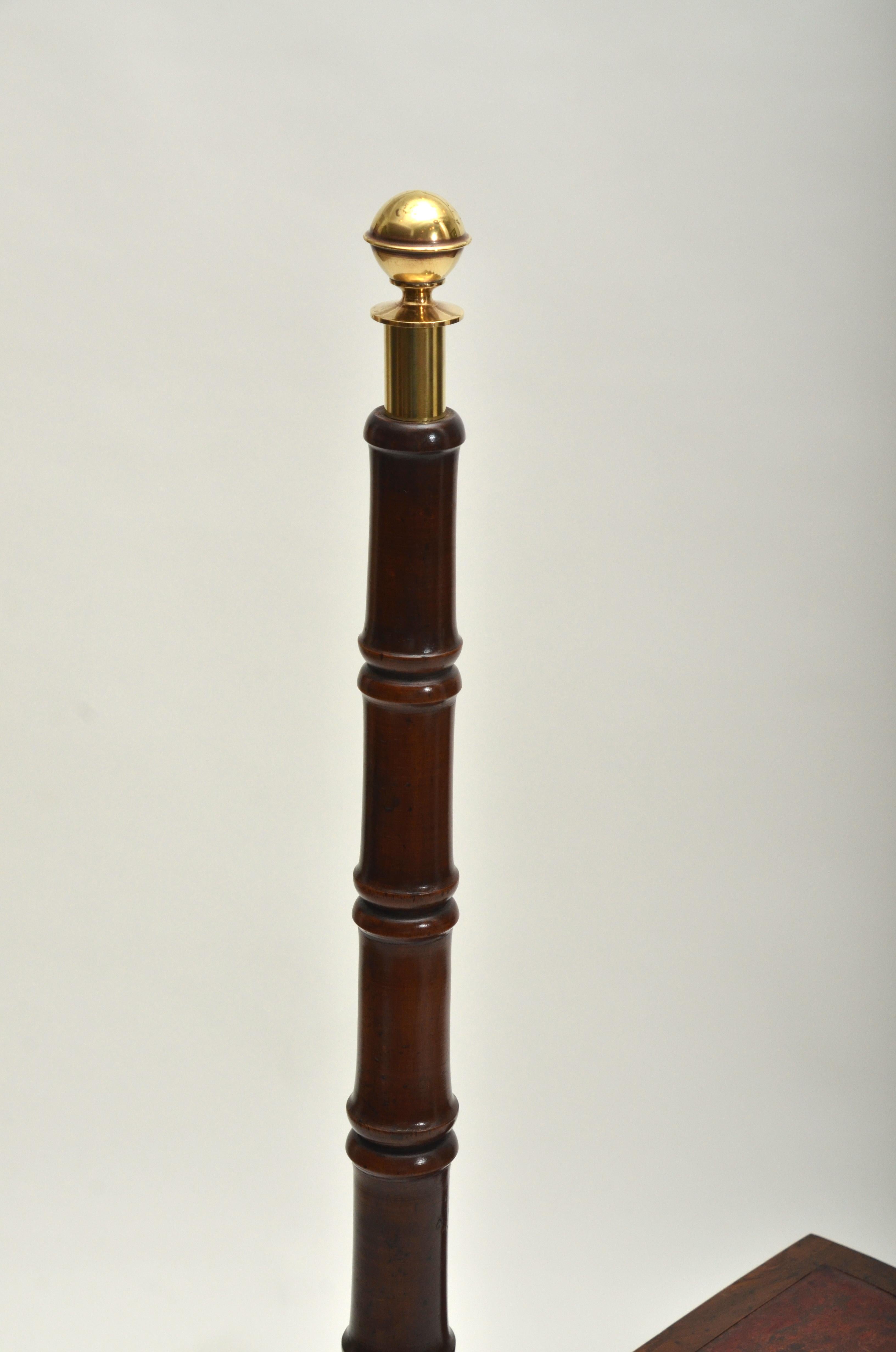 Georgian Style Yew Wood Library Steps, England, circa 1940s For Sale 4