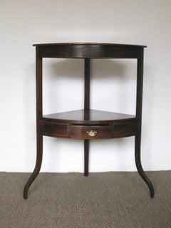 Georgian, Table, Corner Table, Mahogany, England, Regency, Side Table Decorative
