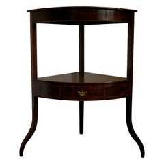 Georgian, Table, Corner Table, Mahogany, England, Regency, Side Table Decorative