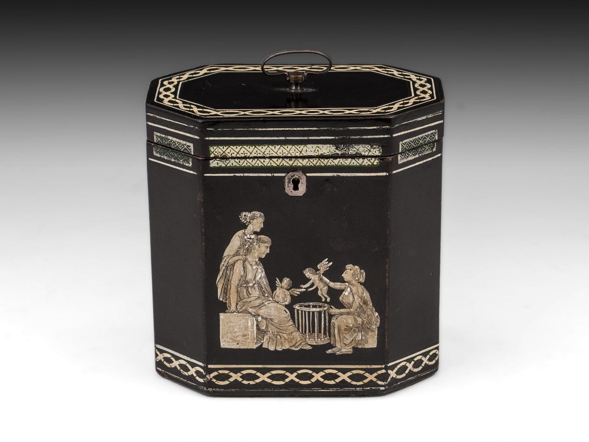 Georgian Tea Caddy Henry Clay 'Attributed' For Sale 3