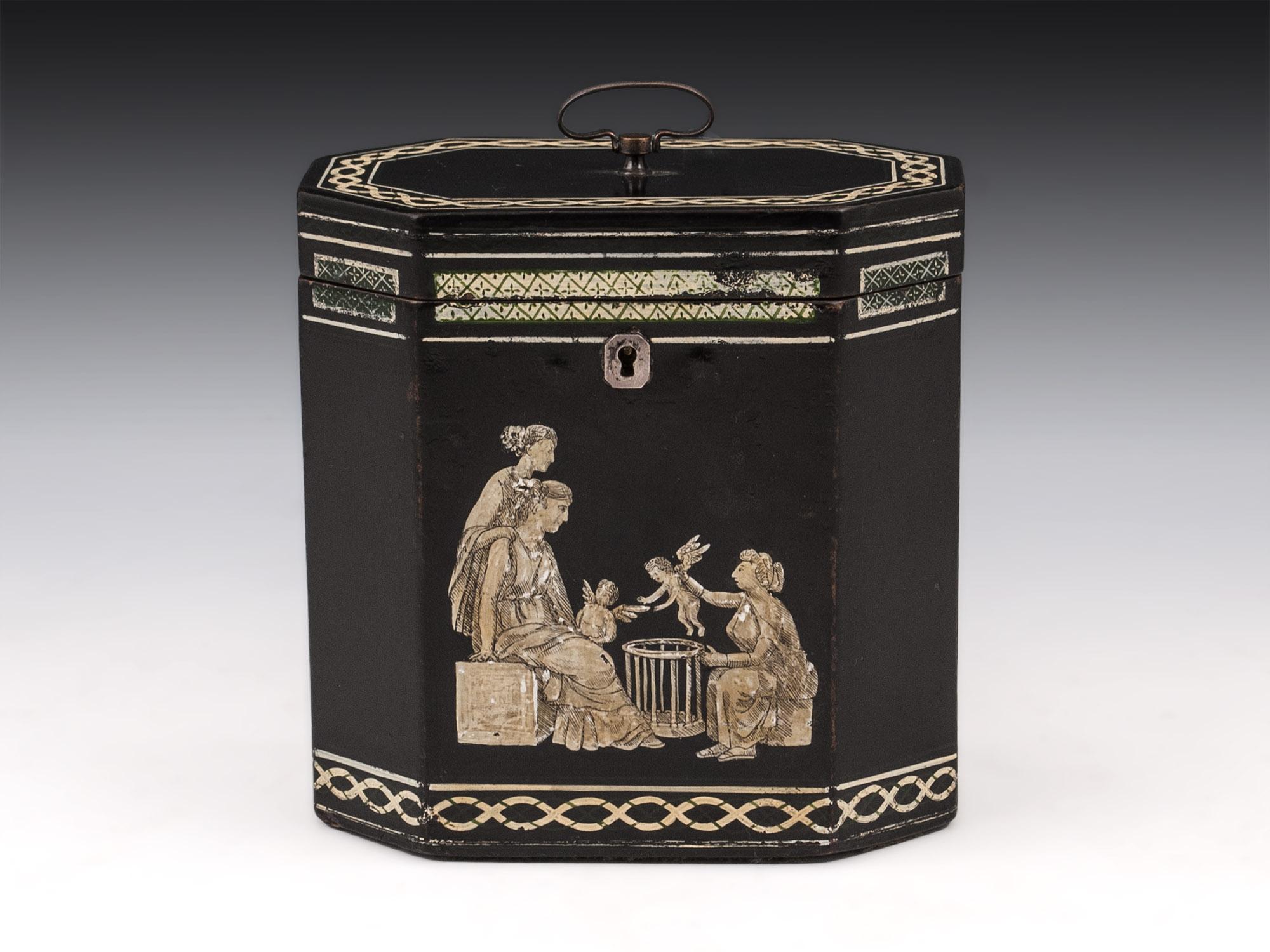 Georgian Tea Caddy Henry Clay 'Attributed' For Sale 4