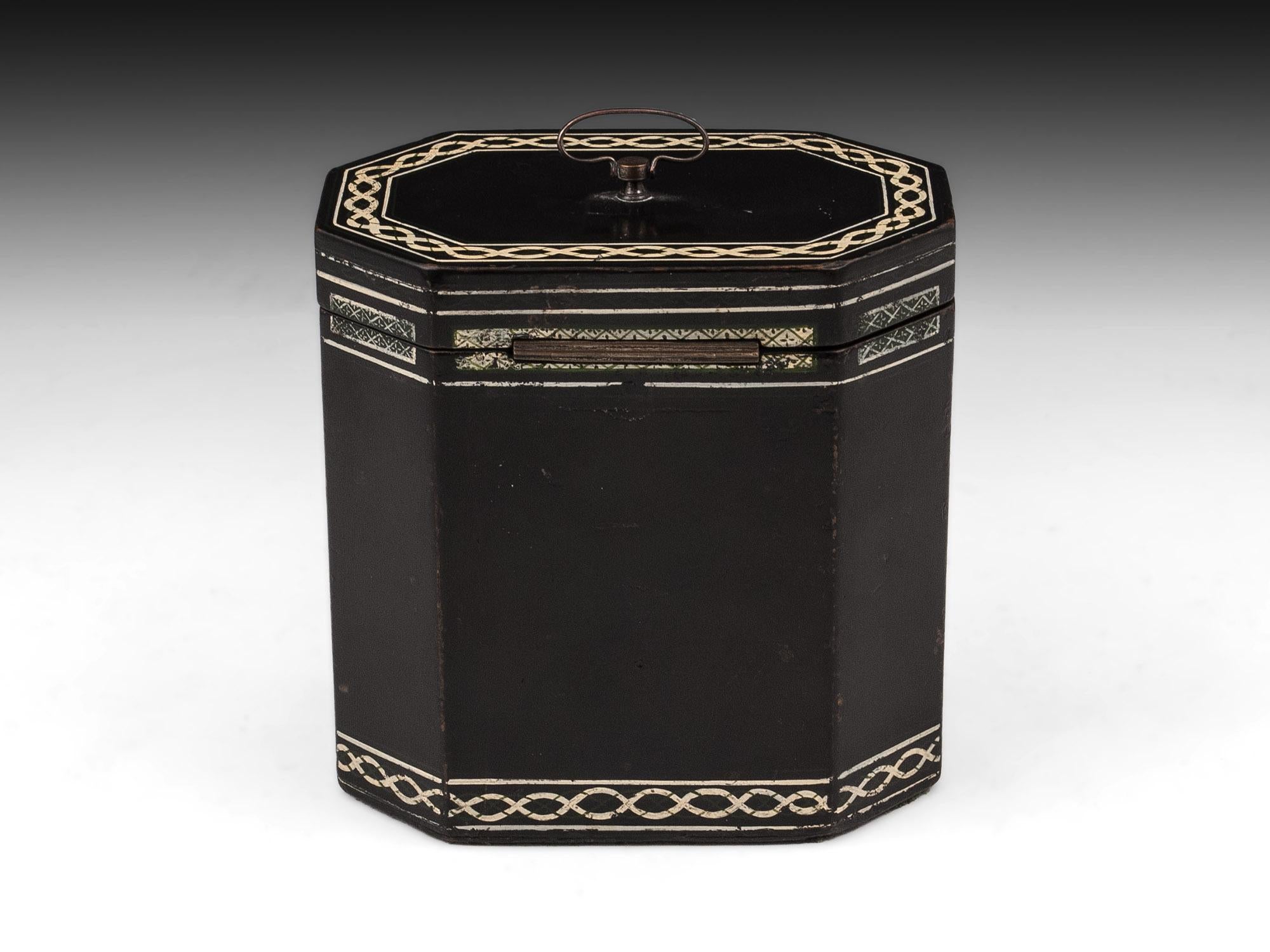Georgian Tea Caddy Henry Clay 'Attributed' In Good Condition For Sale In Northampton, GB