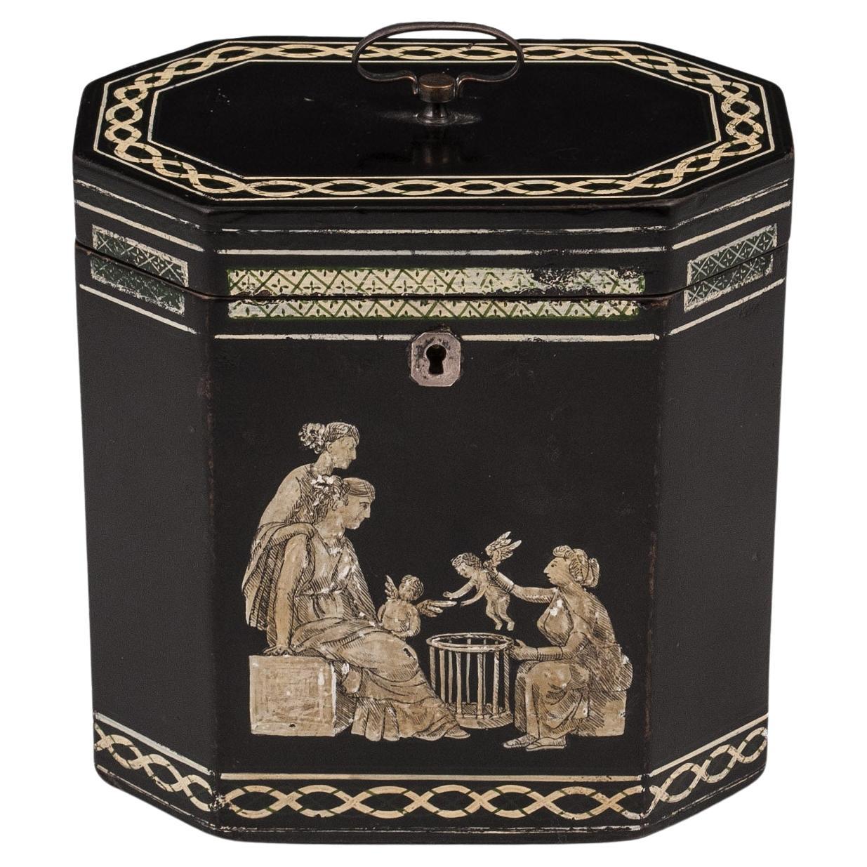 Georgian Tea Caddy Henry Clay 'Attributed'