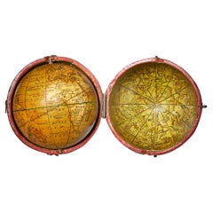 Georgian Terrestrial Pocket Globe by T. Harris and Son, London, 1813