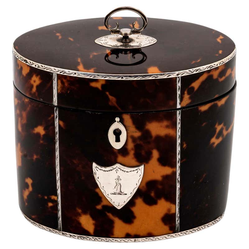 Tortoise Shell Boxes - 76 For Sale at 1stDibs | antique tortoise shell ...