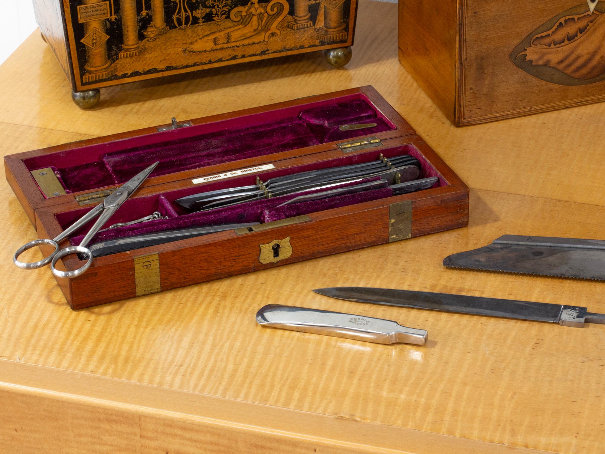 William IV Georgian Travelling Field Surgeons Box For Sale