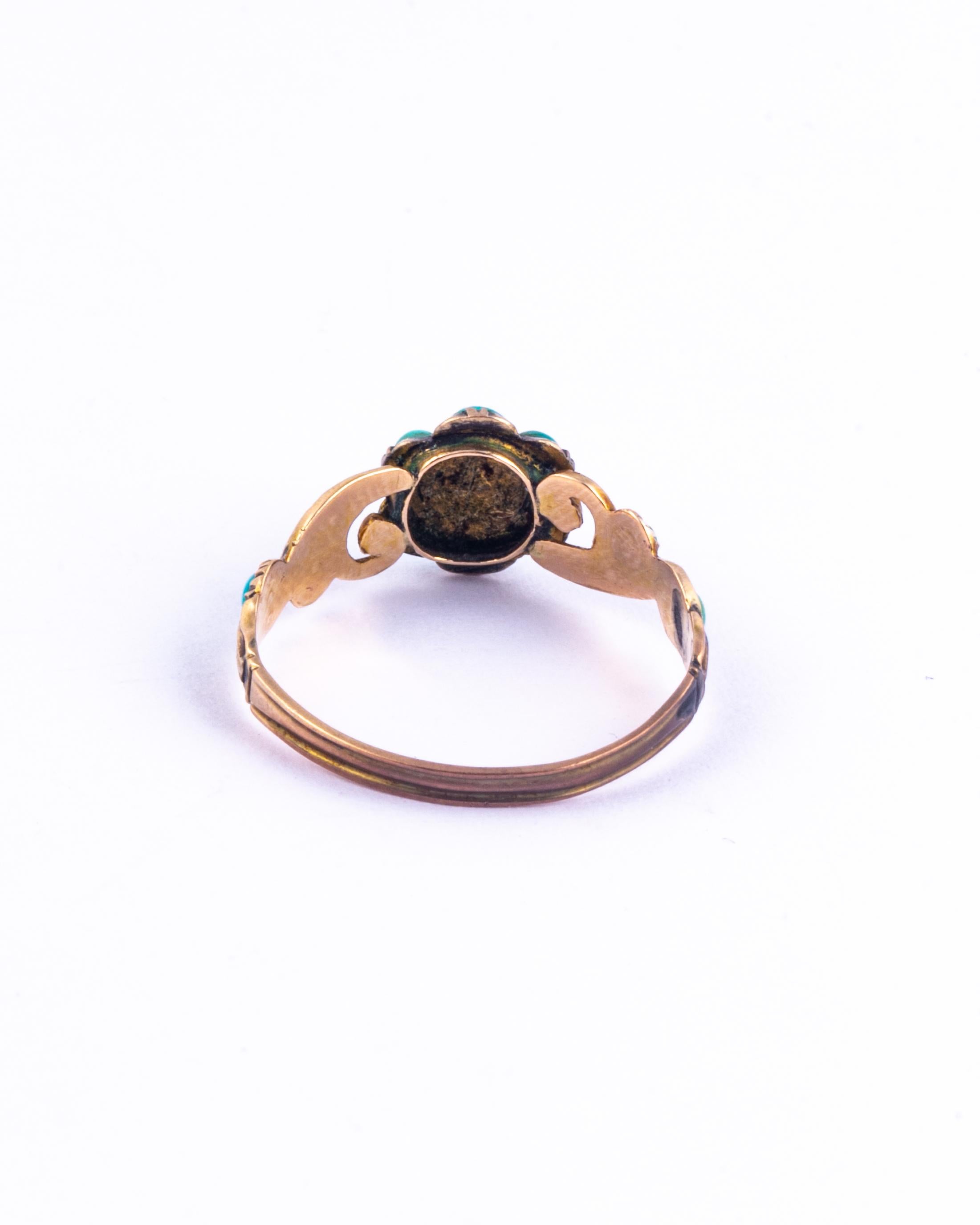georgian turquoise ring
