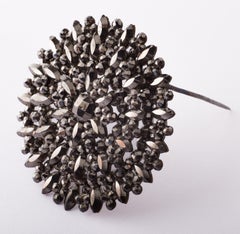 Georgian Varied Cut Steel Brooch