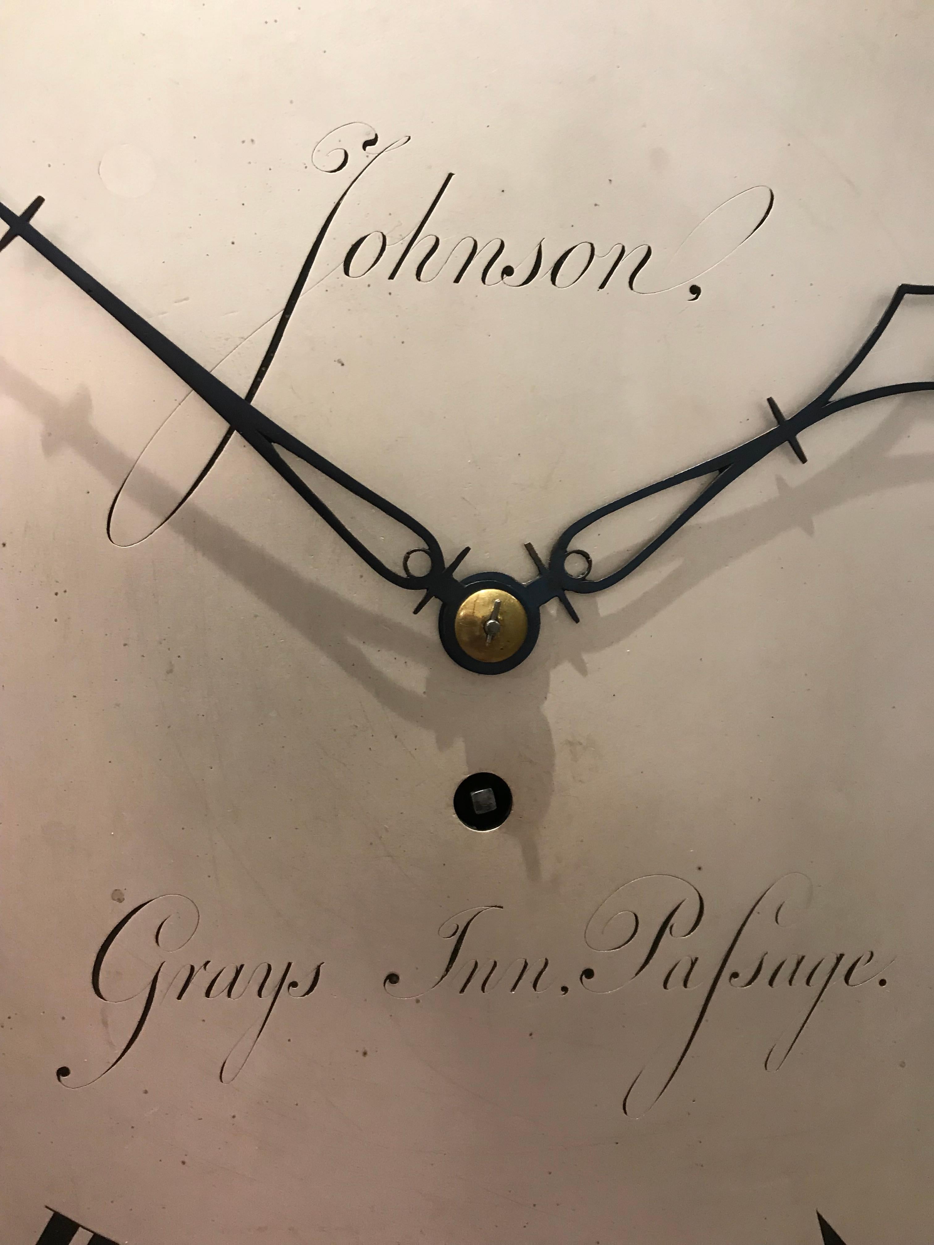 mahogany wall clock