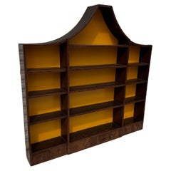 Early 19th Century Georgian Mahogany with Inlay Wall Hanging Shelf
