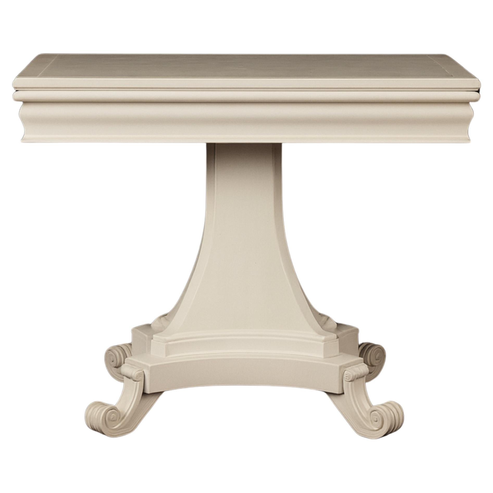 Table à abattant géorgienne en noyer écru, 19e siècle, Angleterre en vente