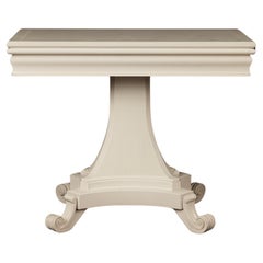 Table à abattant géorgienne en noyer écru, 19e siècle, Angleterre