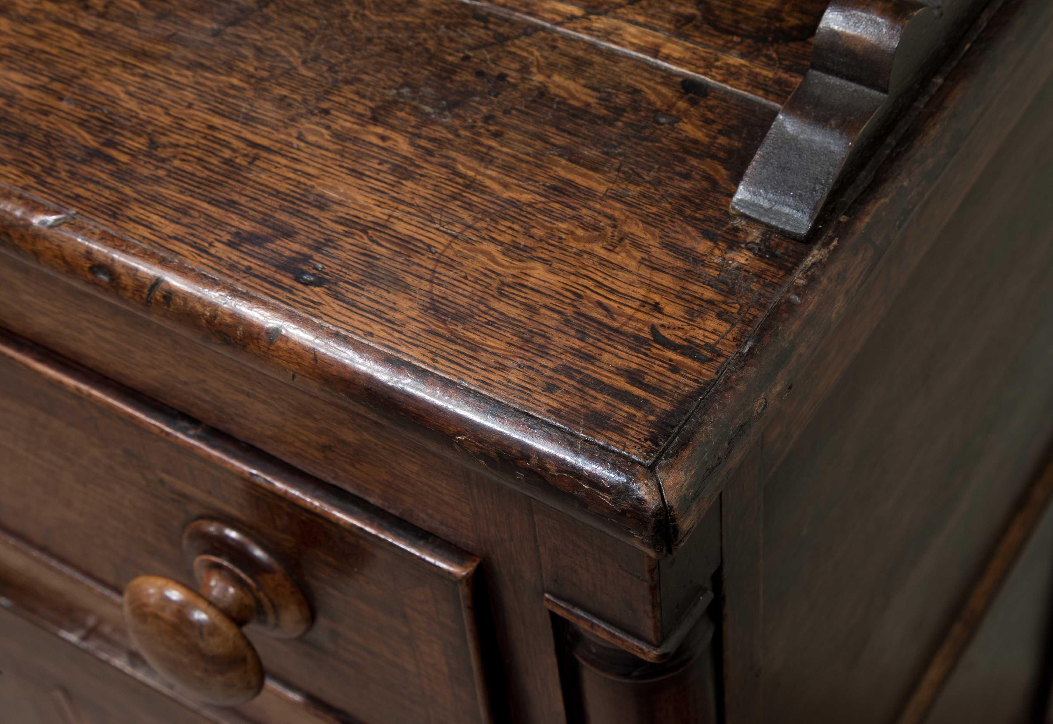 Mahogany Georgian Welsh Oak Dresser, circa 1800