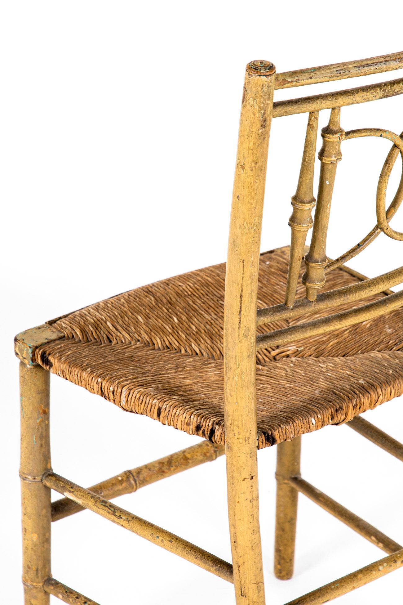 Georgian Wicker Side Chair Bon état - En vente à Faversham, GB