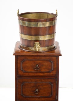 Georgian Wine Cooler and Pedestal Cabinet