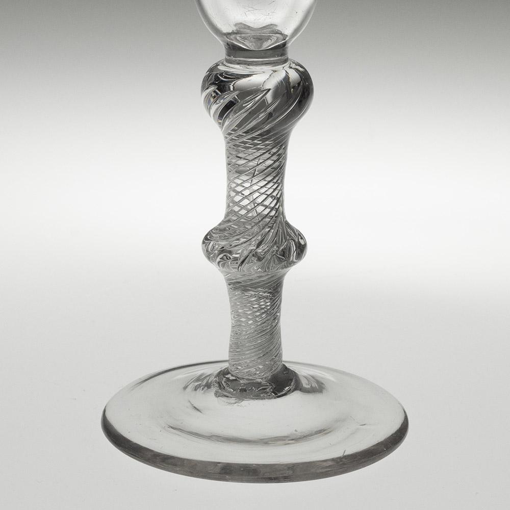 Copa de Vino Georgiana con Tallo Giratorio de Aire y Cuenco con Cazoleta Jorge II en venta