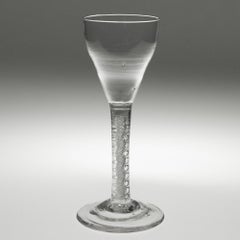 Georgian Wine Glass with Mercury Twist Stem c1750