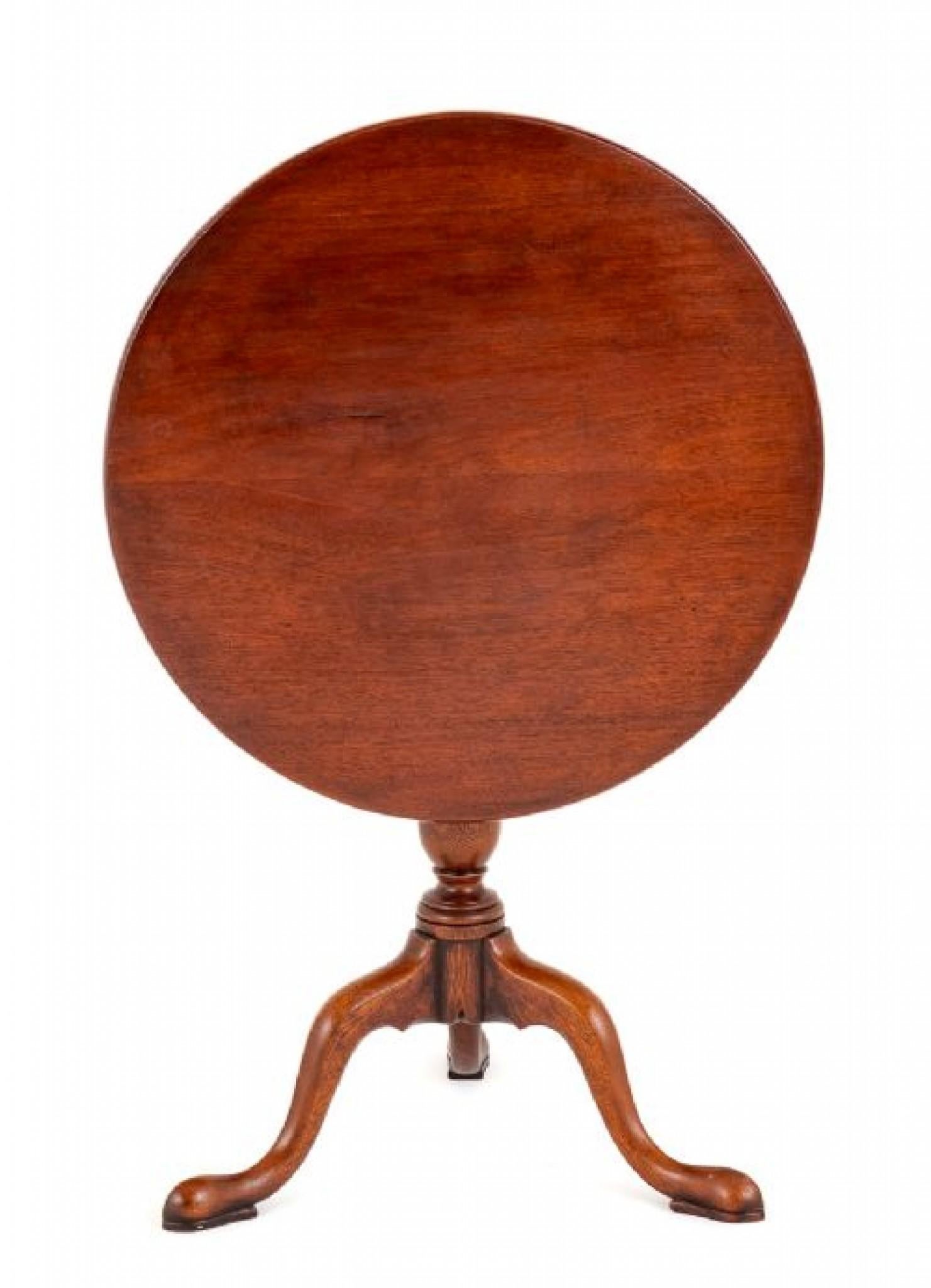 19th Century Georgian Wine Table Mahogany Side Tables