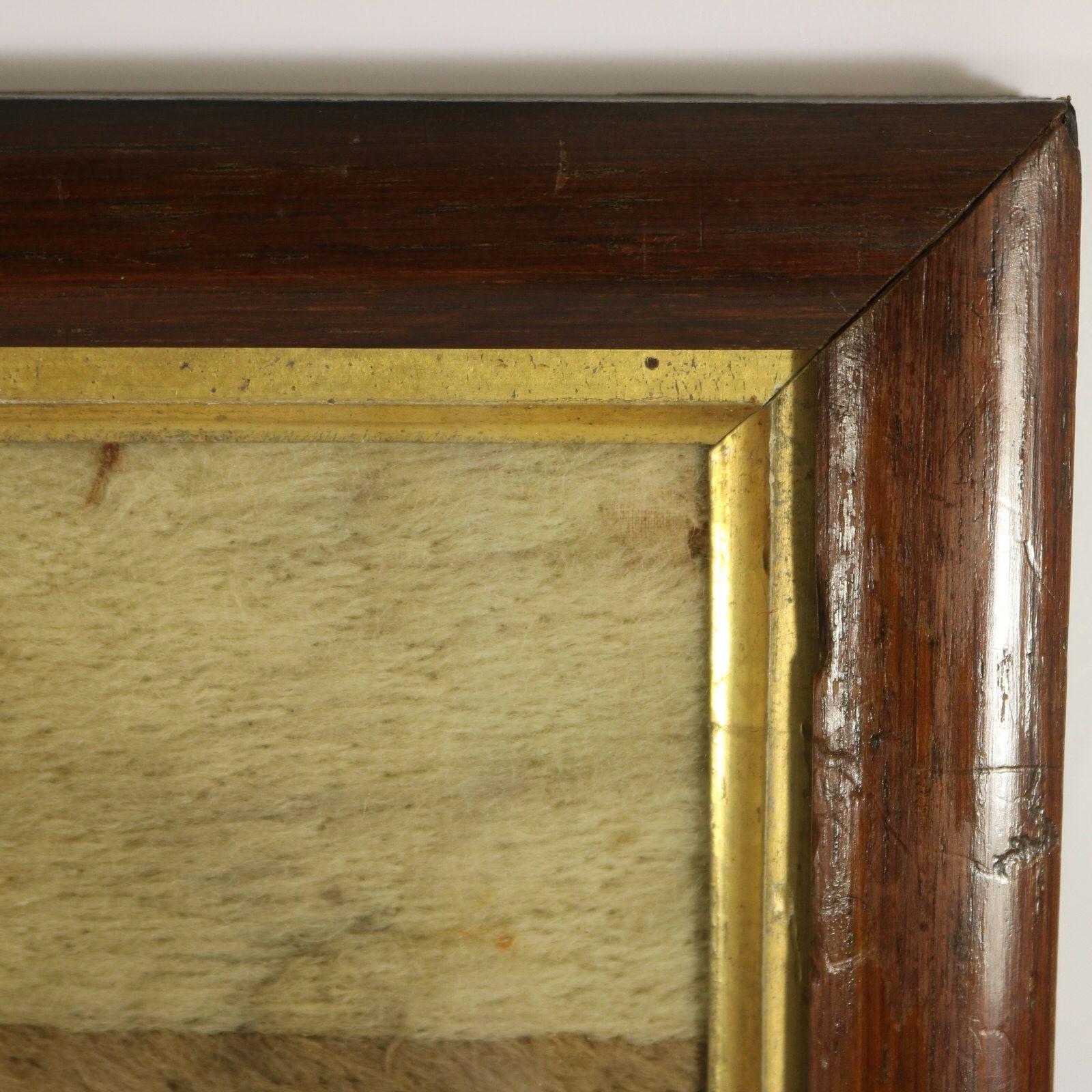 Georgianisches besticktes Gemälde mit Guinea-Pferden aus Wolle im Angebot 3