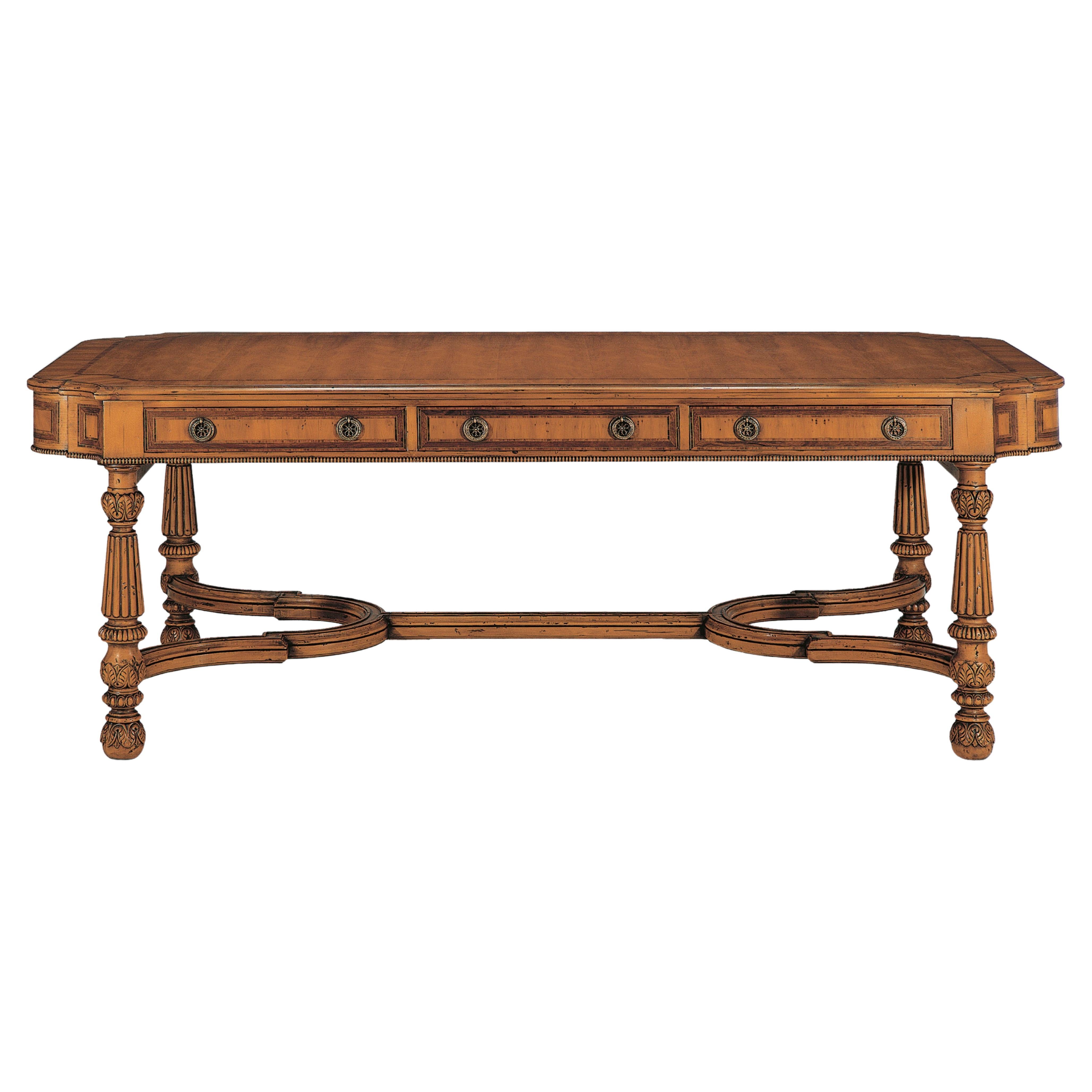 Georgian writing table w/ drawers from early 18th C to 19th C in Great Britain For Sale