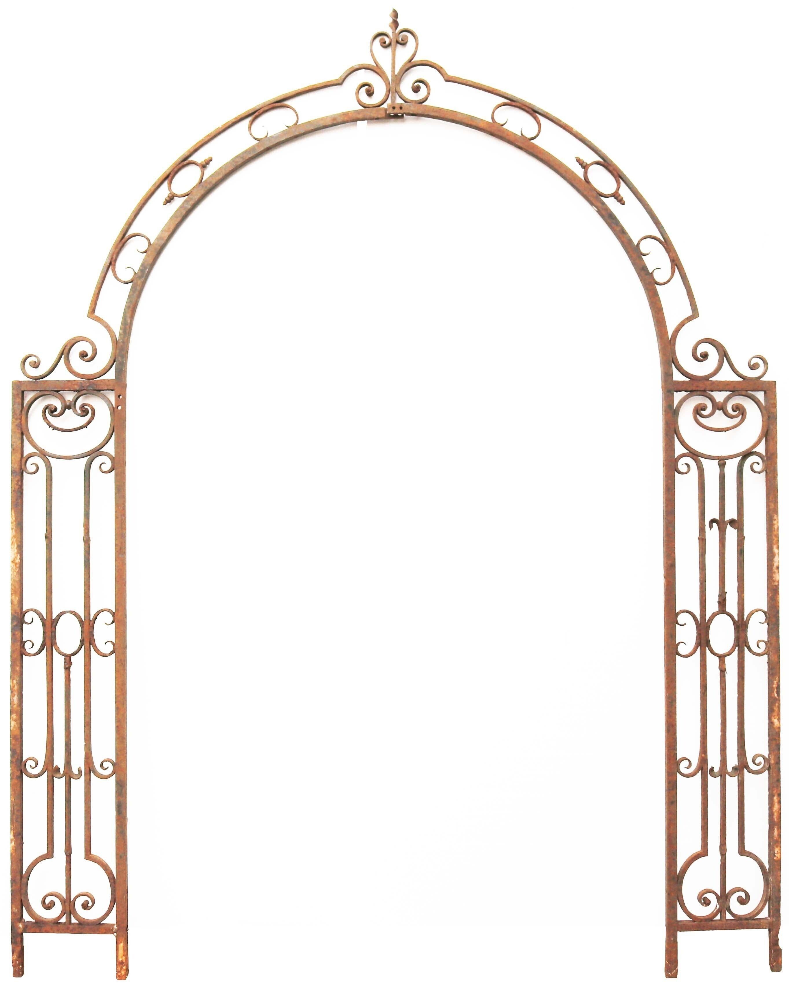 wrought iron arches