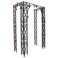 Georgian Wrought Iron Porch Frame