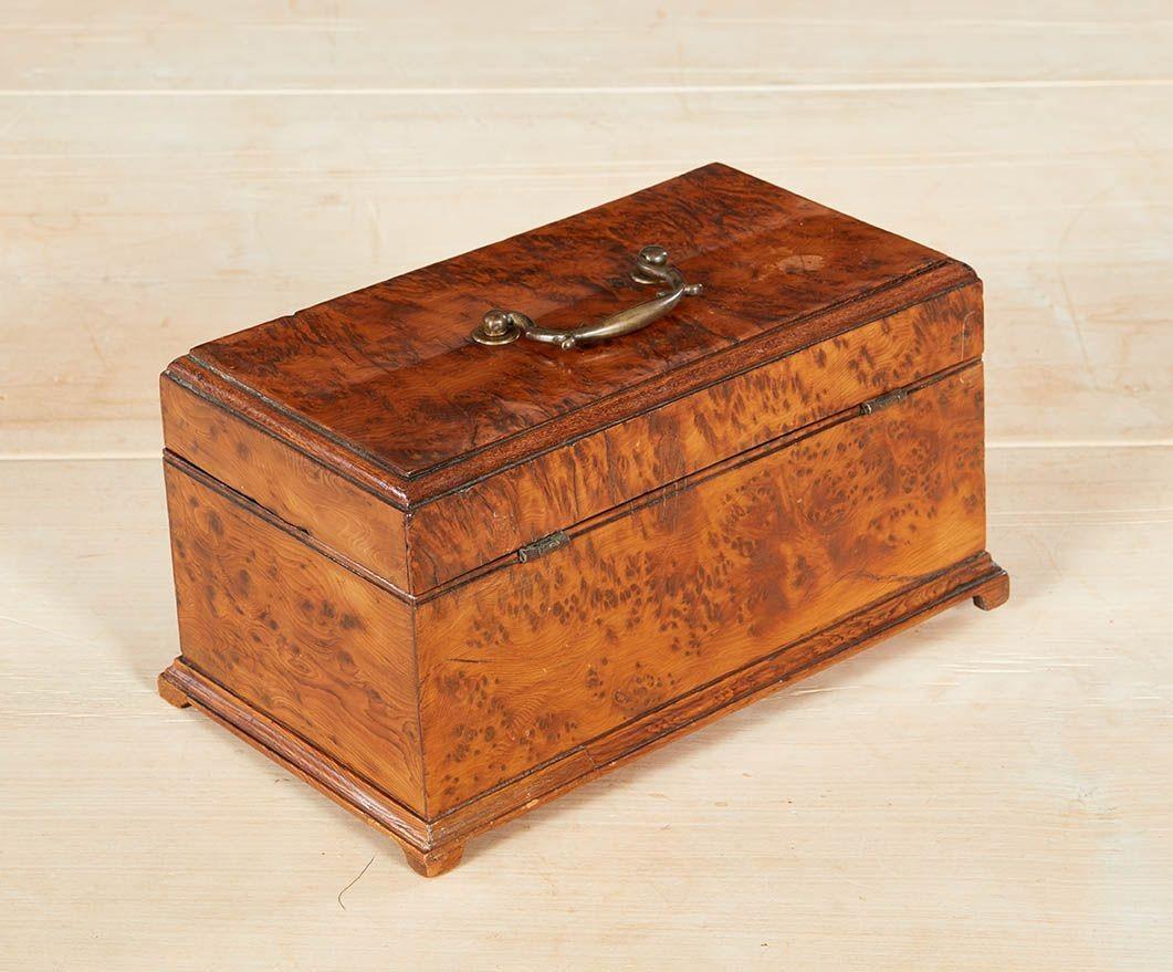 Caja Georgiana de Madera de Tejo en venta 4