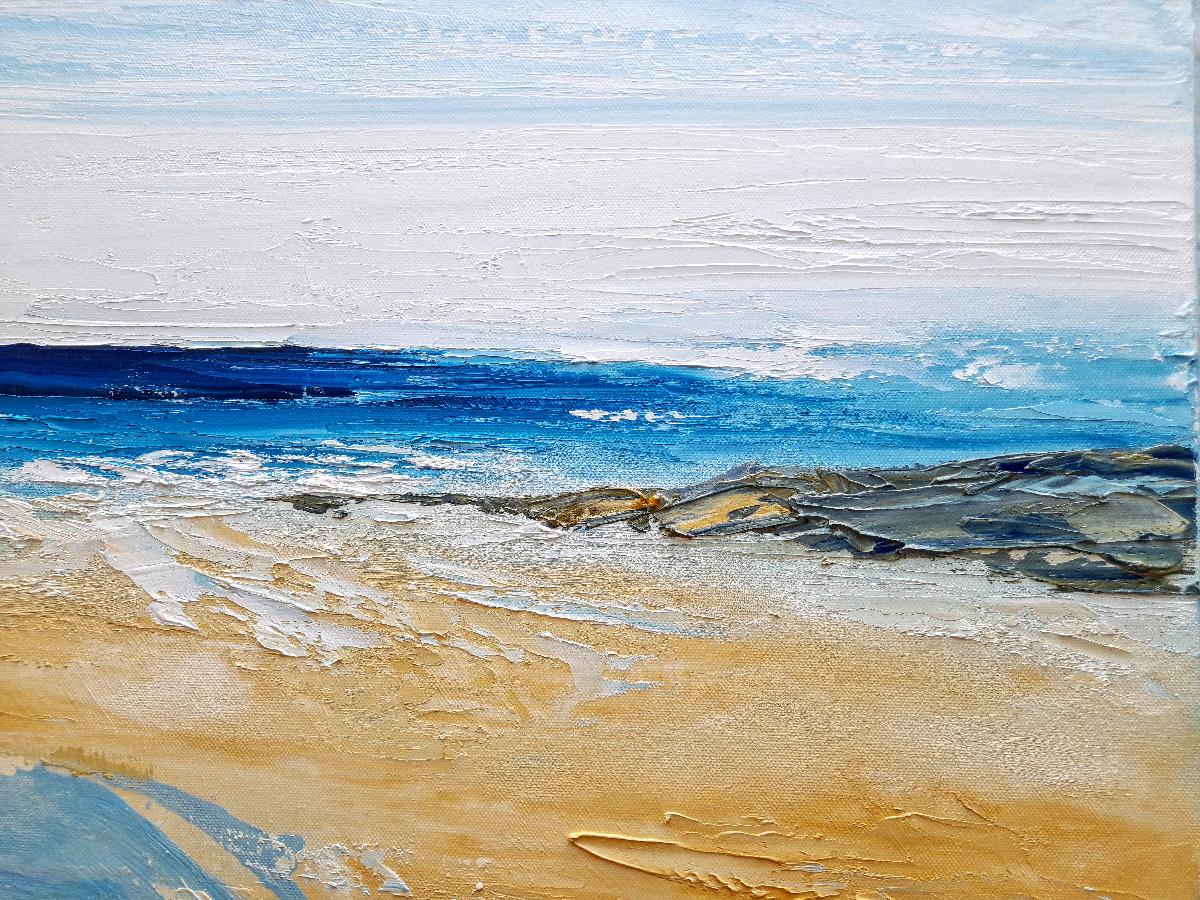 Beautiful Bude por Georgie Dowling, Paisaje marino y costero, Paisaje artístico 1