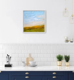 Peinture de paysage contemporaine Early Morning Dartmoor de Georgie Dowling