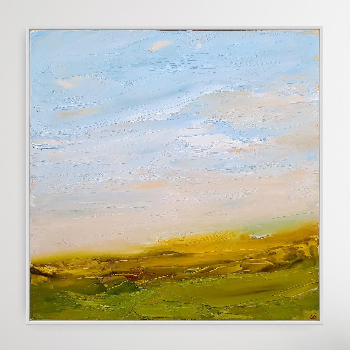 Peinture de paysage contemporaine Early Morning Dartmoor de Georgie Dowling  en vente 2