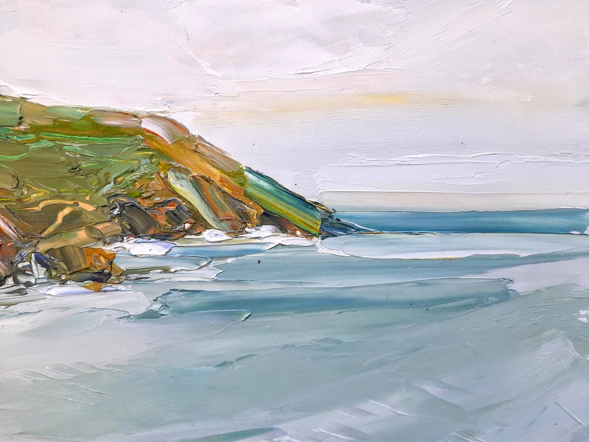 Gwbert Cardigan Bay by Georgie Dowling, Original art, Landscape painting