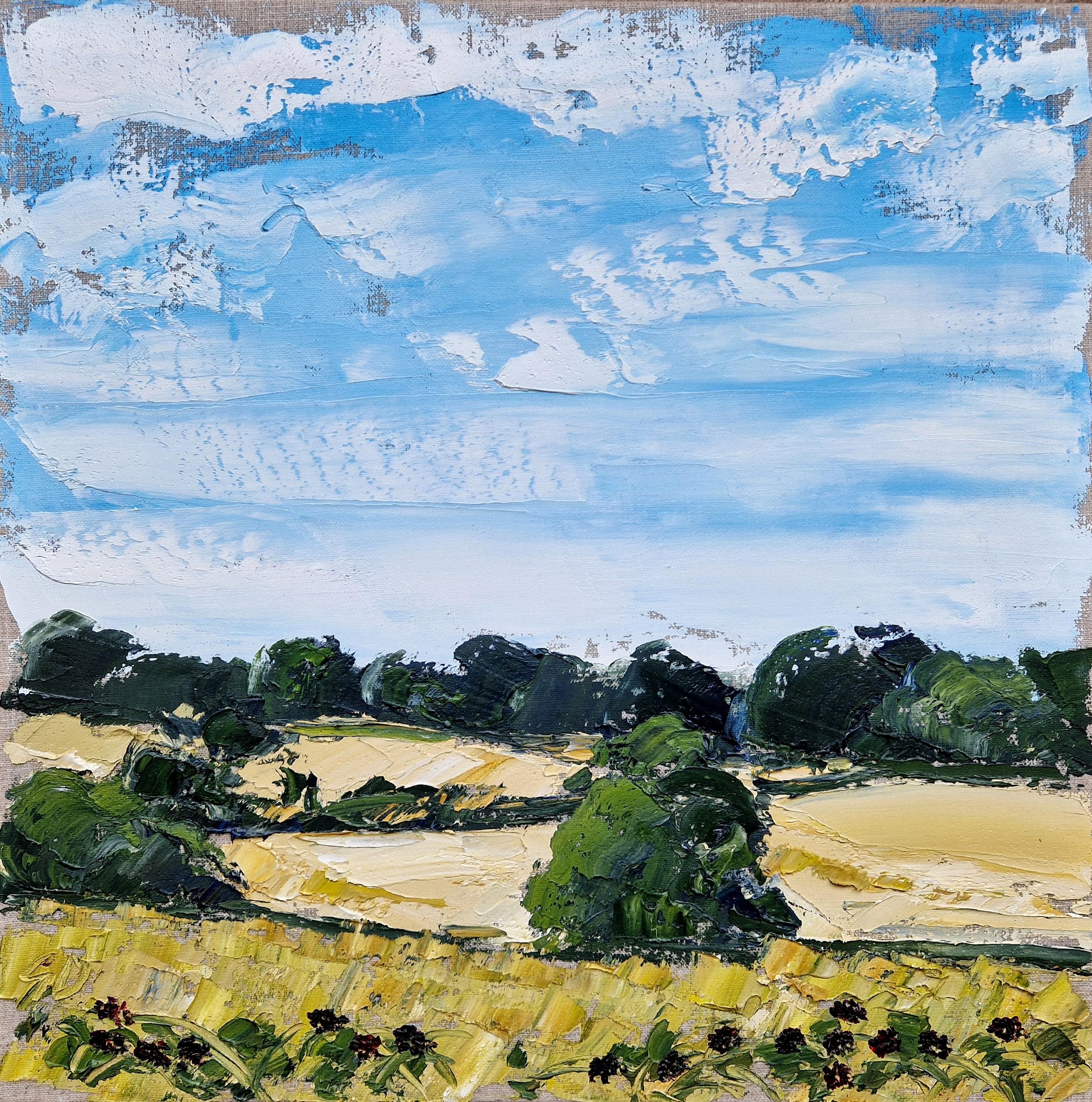 Cosecha II, Pintura original, Artista contemporáneo